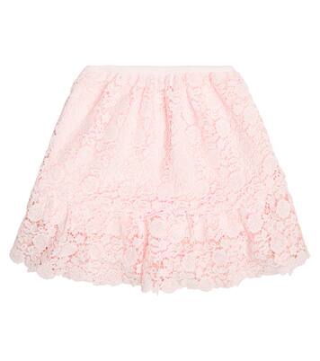 Jupe en dentelle guipure | Self-Portrait Kids