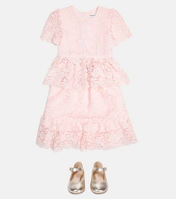 Jupe en dentelle guipure | Self-Portrait Kids