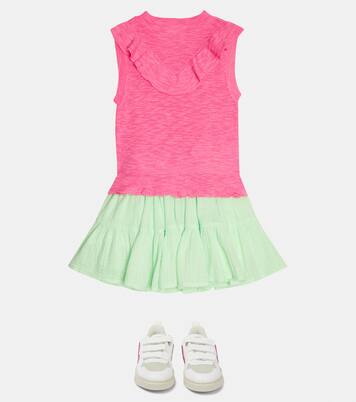 Punto cotton-blend rib-knit top | Morley