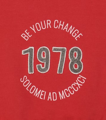 Felpa in cotone con cappuccio | Brunello Cucinelli Kids