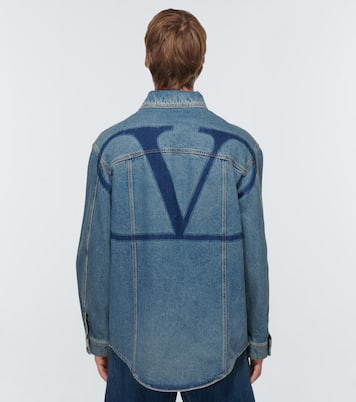 Denim shirt jacket | Valentino