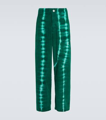 Pantalon en velours côtelé tie & dye | The Elder Statesman