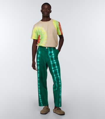 Pantalon en velours côtelé tie & dye | The Elder Statesman