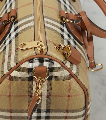 Burberry Check Medium canvas tote bag | Burberry