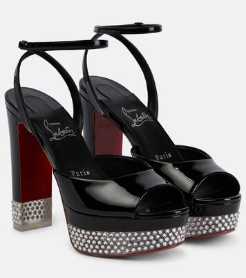 Cassandrina Alta 130 embellished sandals | Christian Louboutin