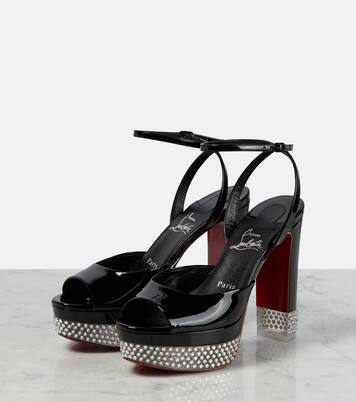 Cassandrina Alta 130 embellished sandals | Christian Louboutin