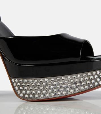 Cassandrina Alta 130 embellished sandals | Christian Louboutin