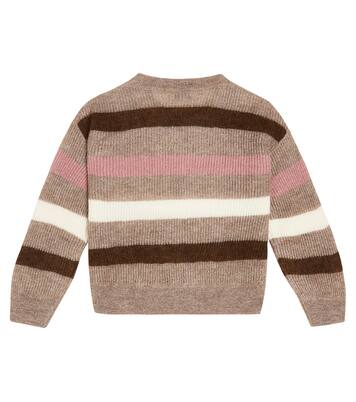 Mohair-blend striped sweater | Brunello Cucinelli Kids