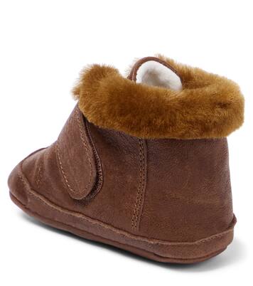 Bebé - botines de piel con borrego | PèPè