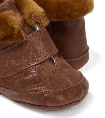 Bebé - botines de piel con borrego | PèPè