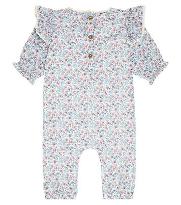 Combi-pantalon Ounisa en coton à fleurs | Louise Misha