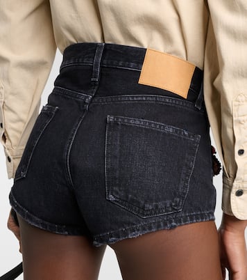 Embroidered denim shorts | Alanui