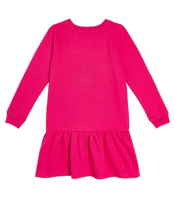 Logo embroidered cotton-blend dress | Polo Ralph Lauren Kids