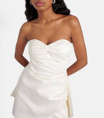 Bridal strapless minidress | Rotate