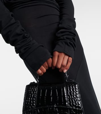 Bound off-shoulder draped gown | Entire Studios