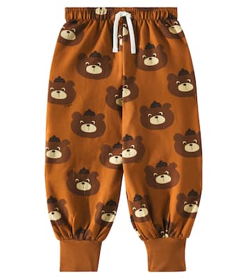 Bears cotton-blend sweatpants | Tinycottons