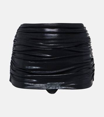 Culotte de bikini Bill en lamé | Norma Kamali