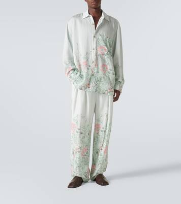 Grant floral wide-leg pants | King & Tuckfield