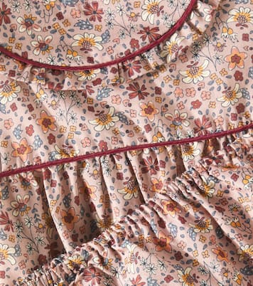 Bébé – Set robe et culotte bloomer Casilda en coton | La Coqueta