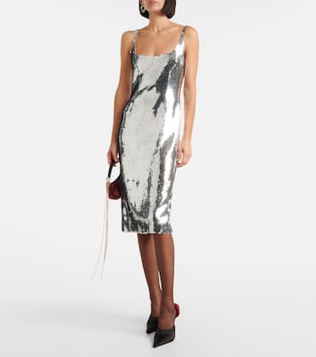 Midikleid mit Pailletten | Magda Butrym