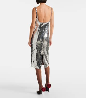 Midikleid mit Pailletten | Magda Butrym