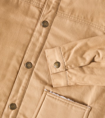 Giacca in cotone con shearling sintetico | Rylee + Cru