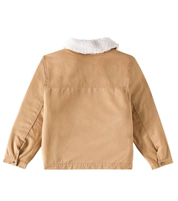 Giacca in cotone con shearling sintetico | Rylee + Cru