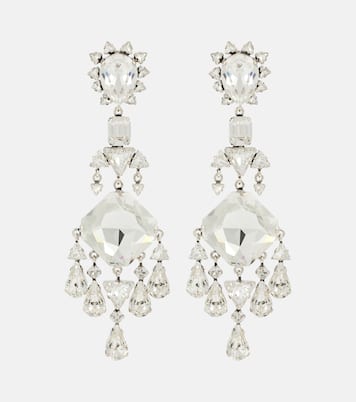 Clip-Ohrringe mit Kristallen | Saint Laurent