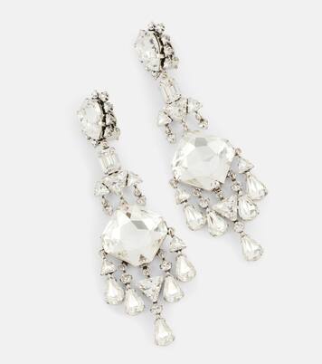 Clip-Ohrringe mit Kristallen | Saint Laurent