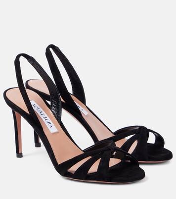 Sandalen Tati 85 aus Veloursleder | Aquazzura