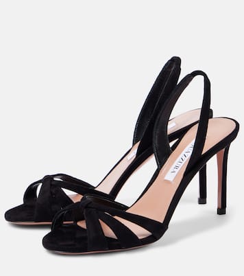 Sandalen Tati 85 aus Veloursleder | Aquazzura