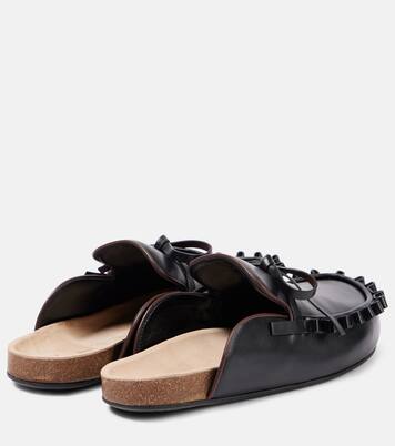 Ruffled leather mules | JW Anderson