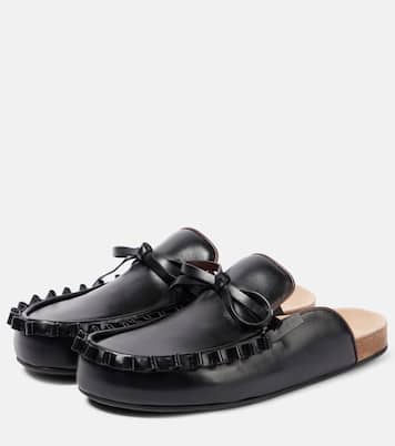 Ruffled leather mules | JW Anderson