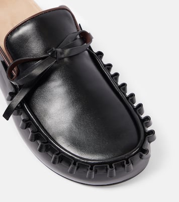 Ruffled leather mules | JW Anderson