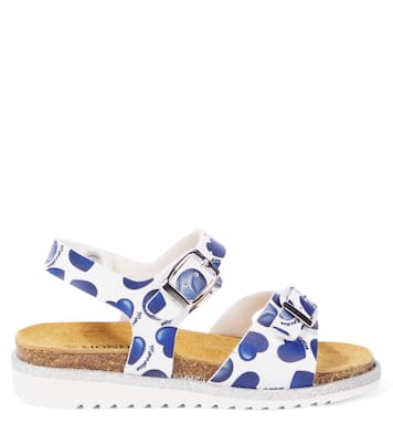 St. Cuori faux leather sandals | Monnalisa