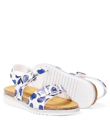 St. Cuori faux leather sandals | Monnalisa
