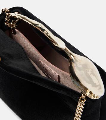 Bloom Mini velvet tote bag | Erdem