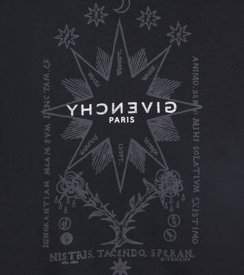 Cotton-blend jersey hoodie | Givenchy Kids