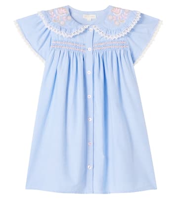 Nalina embroidered cotton gauze dress | Louise Misha