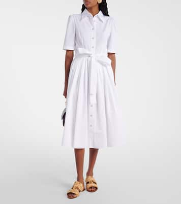 Hemdblusenkleid aus Baumwollpopeline | Dolce&Gabbana