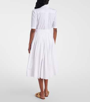 Hemdblusenkleid aus Baumwollpopeline | Dolce&Gabbana