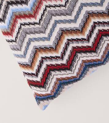 Colorado Zigzag wool, cotton, and alpaca cushion | Missoni