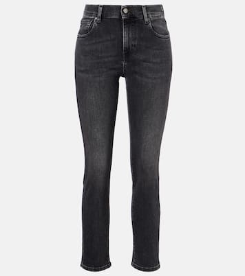 Cropped mid-rise slim jeans | AG Jeans