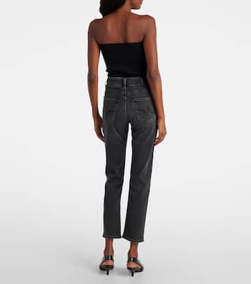 Cropped mid-rise slim jeans | AG Jeans