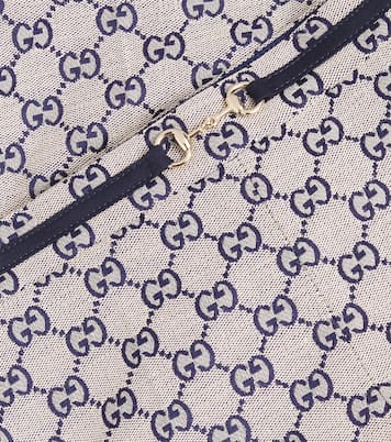 Pantalones rectos en jacquard con GG | Gucci Kids