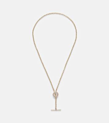 Halskette aus 14kt Gelbgold (585/1000) mit Diamanten | Stone and Strand