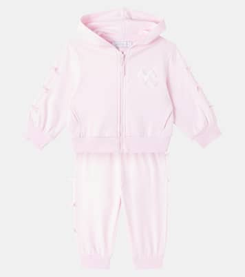 Baby jersey sweatshirt and sweatpants set  | Monnalisa