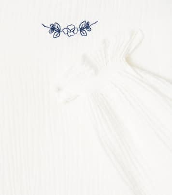 Maitea ruffled cotton blouse | The New Society