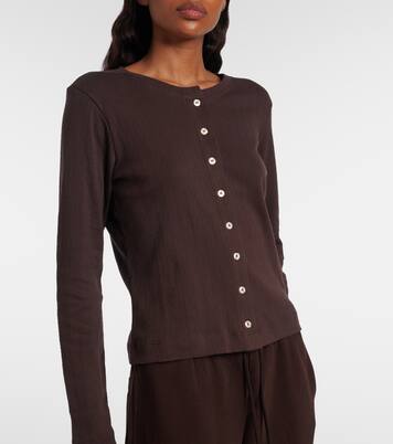 Cardigan aus Pointelle-Strick | Leset