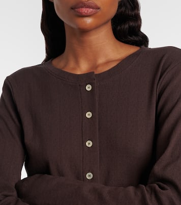 Cardigan aus Pointelle-Strick | Leset